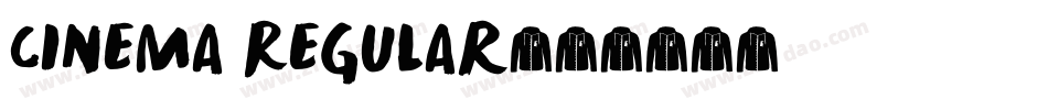 Cinema Regular字体转换